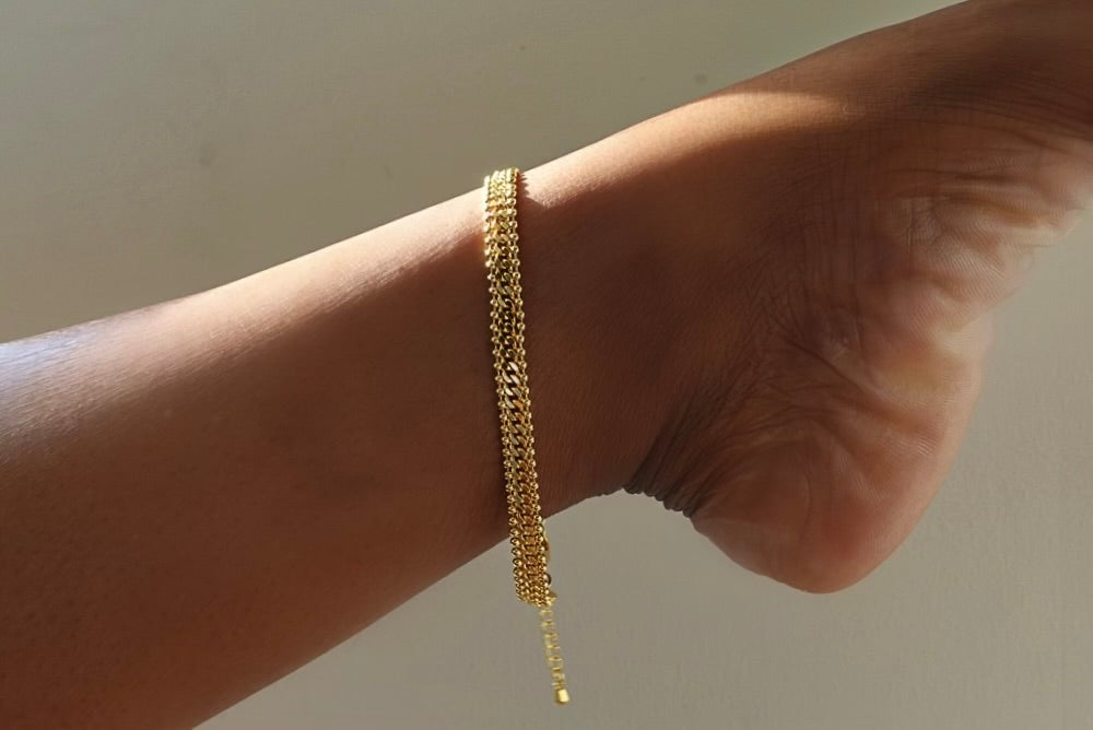 Bead-Border Anklet