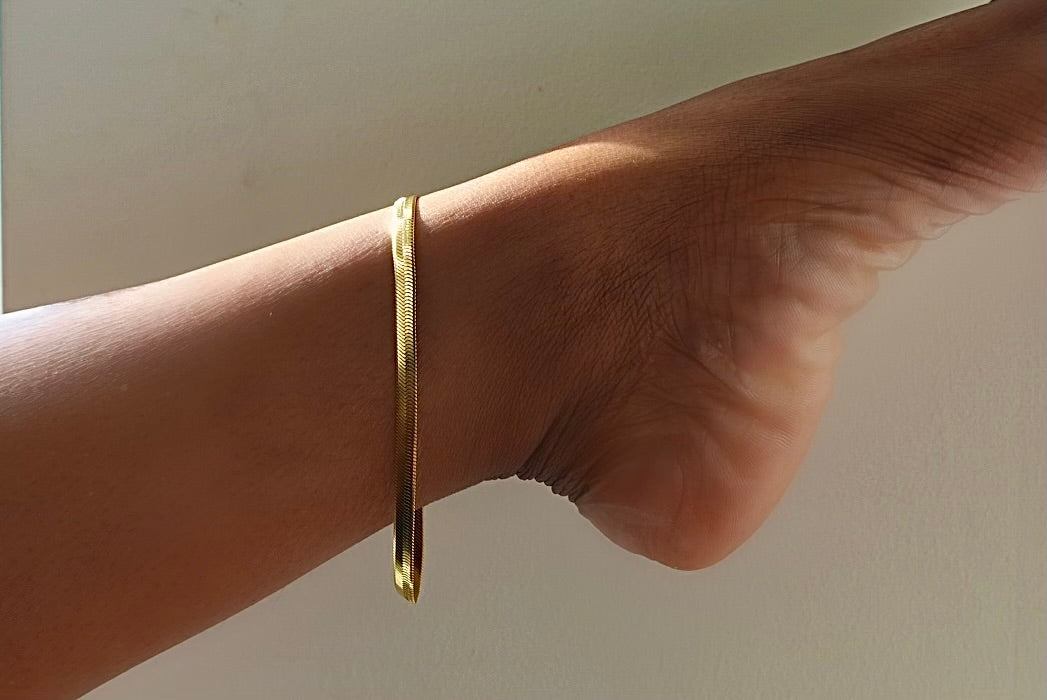 Herringbone Anklet