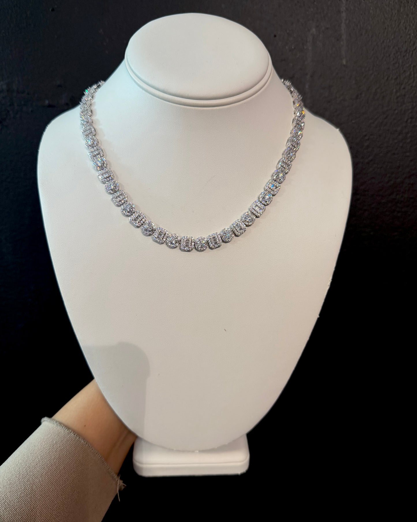 Princess Cut Necklace