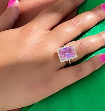 Pink Cocktail Ring