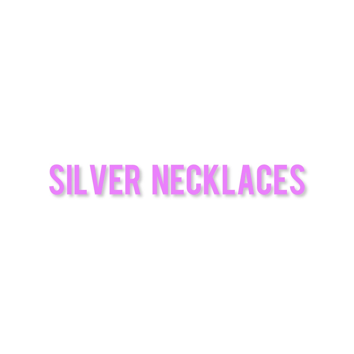 WHITE GOLD NECKLACES