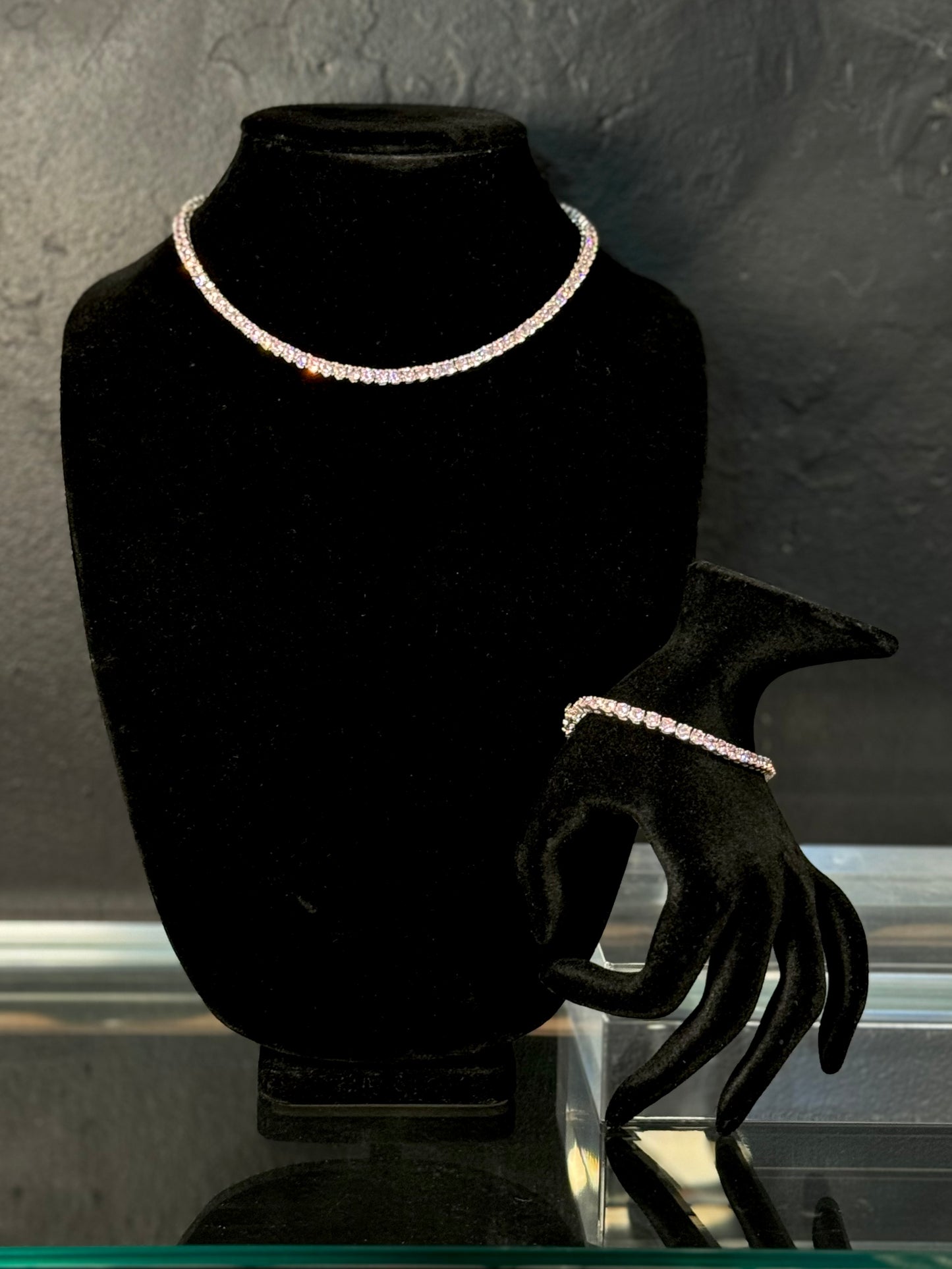 Pink Tennis Set- sliver