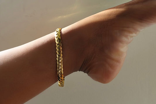 Miami Cuban Anklet