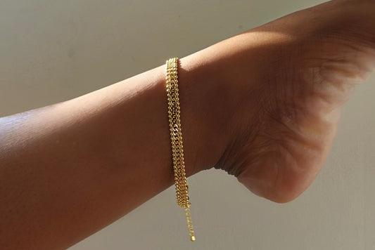 Bead-Border Anklet