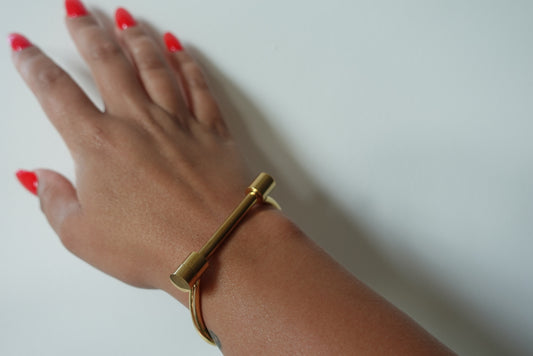 Chrome Bar Bangle