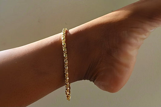 X’s And Hearts Anklet