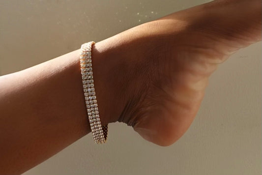 Three-Peat Anklet