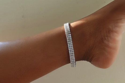 Three-Peat Anklet