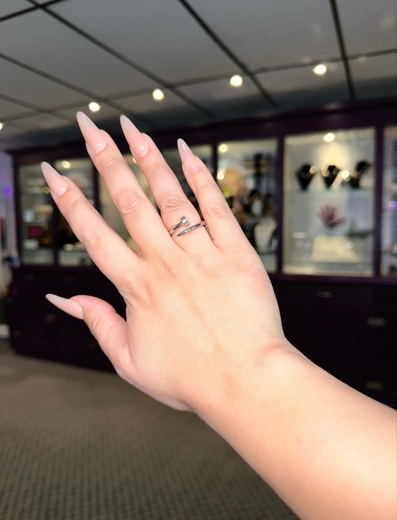 Nail Ring- Sliver