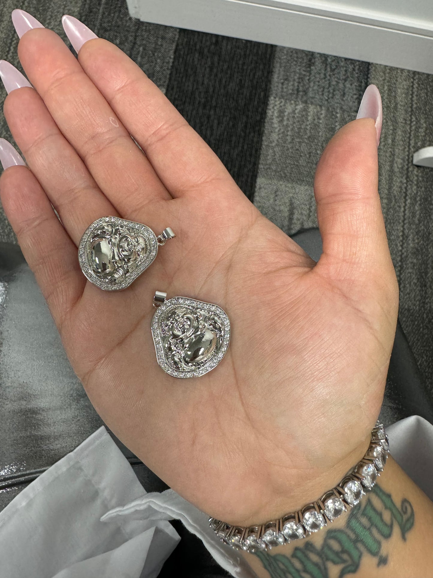 Solid Sliver Buddha