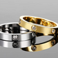 Studded Out Ring-Gold