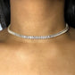 Gold Baguette Choker
