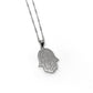 Crystal Hamsa Necklace