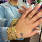 Studded Out Ring-Gold